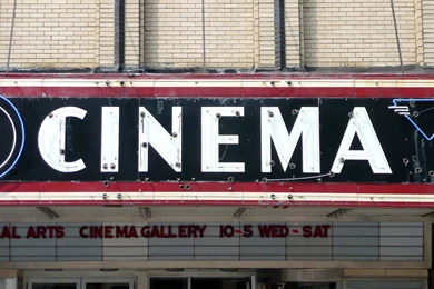 Old Cinema Sign Wallpapers