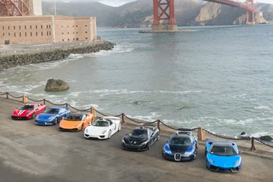 Ben Revzin PhotographyWallpapers   Supercars At The Golden Gate ...