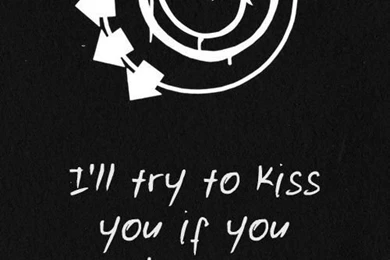 Art Black And White Text Hipster Lyrics Indie Kiss Wallpapers Blink ...