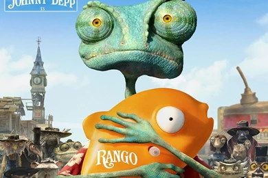 Free Torrent Rango Johnny Deep Movie Computer Desktop Wallpapers