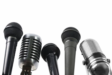Free Microphone Backgrounds For Powerpoint Slides