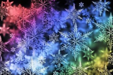 Snowflakes And Stars Wallpapers 27572