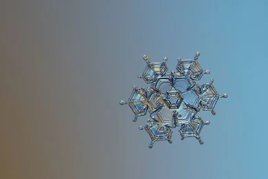 Flying Castle, Snowflake Desktop Wallpapers