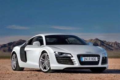 White Audi R8 Wallpapers   Image