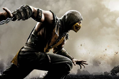 HD Backgrounds Mortal Kombat X Scorpion Wallpapers