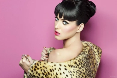 Download 1920x1080 Katy Perry Leopard Dress Wallpapers