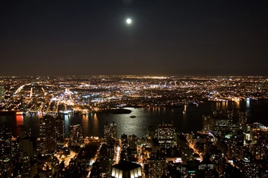 New York At Night Wallpapers Desktop