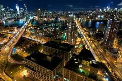 New York At Night Wallpapers Wide