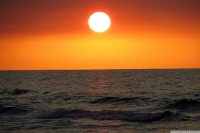 Caspian Sea Sunset HD Desktop Wallpaper.jpg