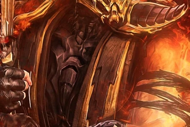 Download Wallpapers 750x1334 Mortal Kombat, Scorpion, Sword ...