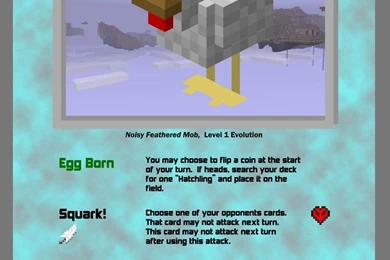 Minecraft TCG 008   Chicken By Acaroa On DeviantArt
