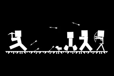 3 Black white Minecraft Wallpapers 1. Www.gaminggallery.de/?p=394 2.…