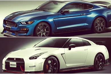 2016 Ford Mustang Shelby GT350 R Vs Nissan GT R NISMO   YouTube