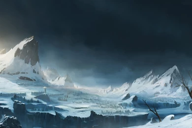 Snowy Mountains By JJcanvas On DeviantArt