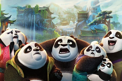 Kung Fu Panda 3 Po Family Wallpapers