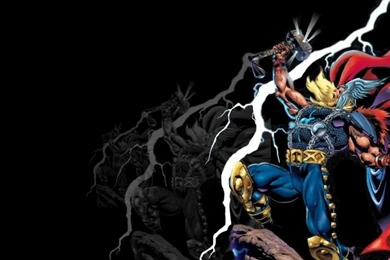 Thor Comics Animation Manga Cartoon Superhero Lighting HD ...