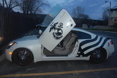 Infiniti Usmc Corps Flag Marines Infiniti G35 Vertical Doors Full ...