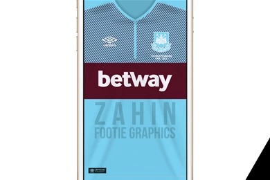 WEST HAM UNITED 2015 16   ZAHIN Footie Graphics