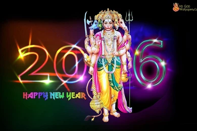 3D Happy New Year 2016 Wallpapers Download   HD Hindu God ...