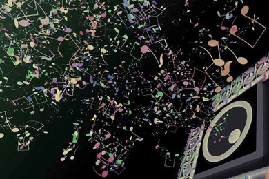 Desktop Wallpapers · Gallery · 3D Art · Music Abstraction