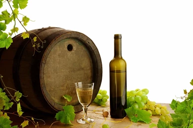 Wallpapers Drinks Wine Barrel Bottle Food Image