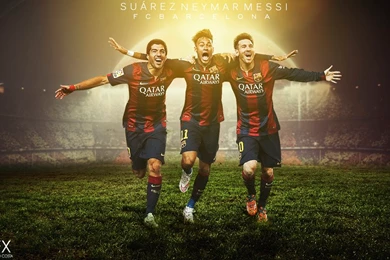 Suarez,Neymar E Messi FC Barcelona By ArtsGFX999 On DeviantArt