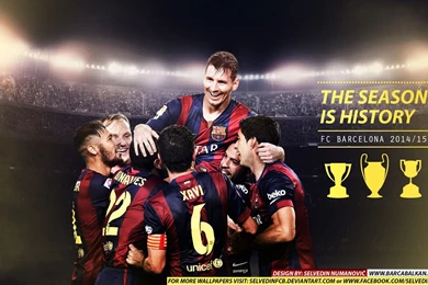 DeviantArt: More Like FC Barcelona CHAMPIONS 2015 HD WALLPAPER By ...