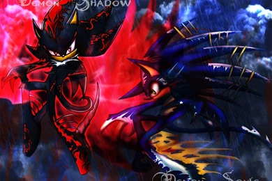 Demon Sonic Shadow Backgrounds By Flip0024 On DeviantArt