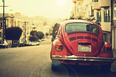 Volkswagen Beetle Vintage Car Photography HD Wallpapers