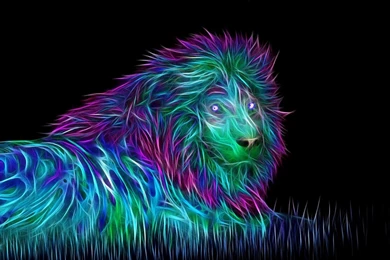 Abstract 3d Art Lion Hd Wallpapers