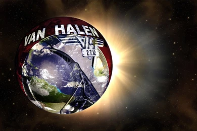 VAN HALEN Hard Rock Heavy Metal Classic Planet Space Stars Poster ...