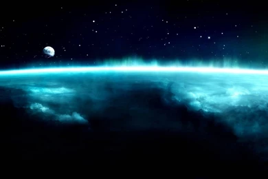 Blue Space Atmosphere Wallpapers (