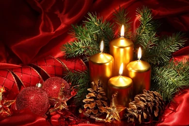 Christmas Candle S Wallpapers