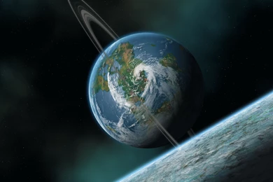 A Planet With Atmosphere And Clouds Wallpapers And Images ...