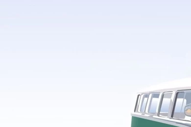 Vw Bus Cartoonized iPhone 5 Wallpapers