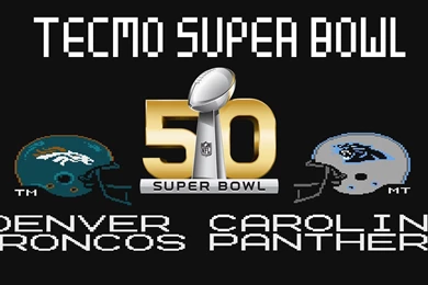 Super Bowl 50: Denver Broncos Vs. Carolina Panthers Tecmo Super ...
