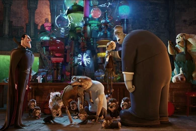 HOTEL TRANSYLVANIA Animated Fantasy Comedy Dark Halloween Monster ...