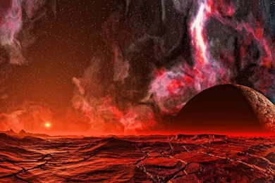 Martian Landscape Space Backgrounds Wallpapers   1280x1024 Pixels