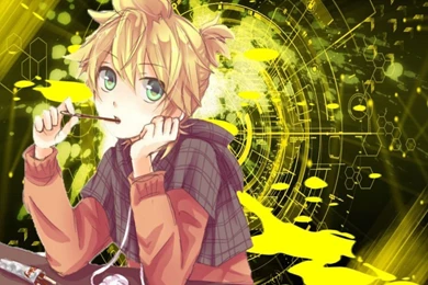 Graphical Len Kagamine Wallpapers By Masaaki Hajime On DeviantArt