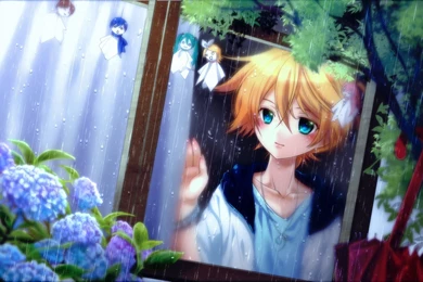 Flowers Hatsune Miku Kagamine Len Kagamine Rin Kaito Meiko ...