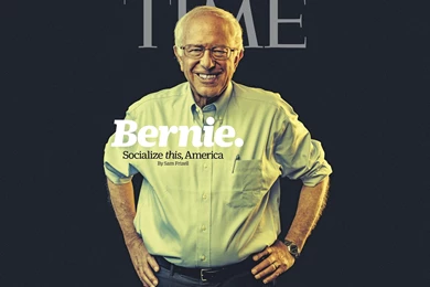 Bernie Sanders On The Cover Of Time Magazine : SandersForPresident