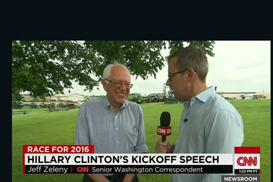 Sen. Bernie Sanders Campaigns In Iowa   CNN Video