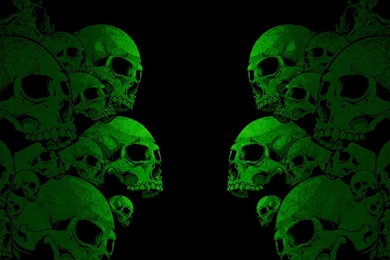 Green Skull Wallpapers