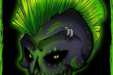 Green Skull Wallpapers   Widescreen HD Wallpapers