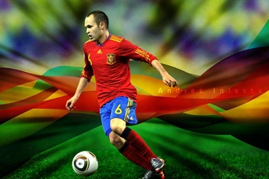 Amazing Andres Iniesta Wallpapers