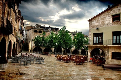 Girona Is A City In The Northeast Of Catalonia, Spain Computer ...