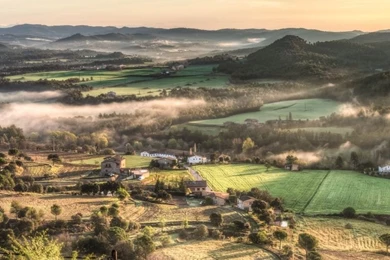 Views From Balsareny Castle Catalonia Wallpapers