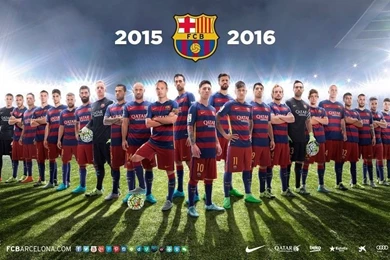 FC Barcelona Squad 2015 16 Football Team Wallpapers Free Desktop ...