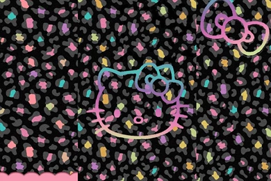 Pink And Black Hello Kitty Backgrounds