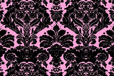 Pink And Black Damask Wallpapers Wallpapers High Definition